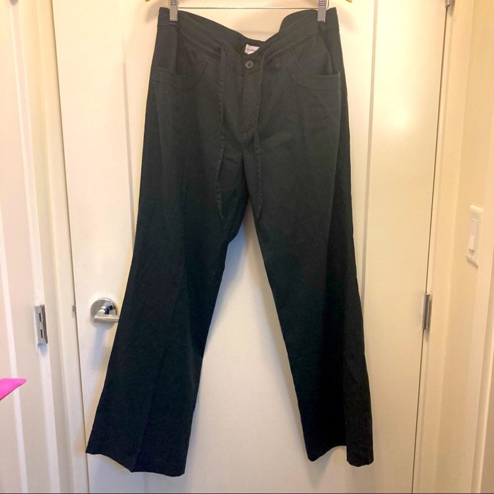 MARVIN RICHARDS Sz 16 Linen Viscose Blend Front & Back Pockets Pants